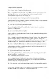 English Worksheet: Verb Tenses