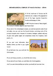 English worksheet: Archaeological Complex
