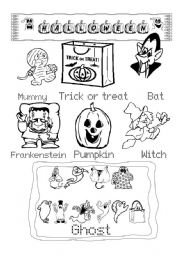 English Worksheet: HALLOWEEN