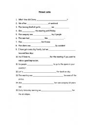 English worksheet: phrasal verbs