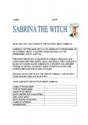 English Worksheet: tv: Sabrina