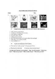 English Worksheet: Adverbs of Frequency handout