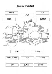 English Worksheet: match