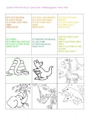 Animals and their abilities