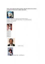 English Worksheet: information