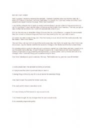 English Worksheet: How I learn Arabic