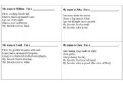 English Worksheet: Monsters role play, milling activity
