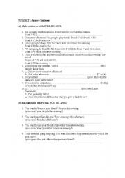 English Worksheet: FUTURE TENSE