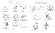 Food - Part 1 and 2 . Fruit and vegetables 