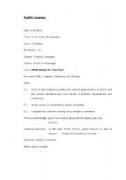 English Worksheet: what games do you play
