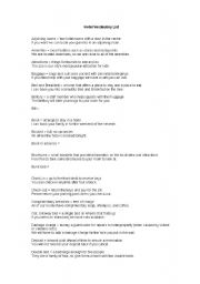 English Worksheet: Restaurant Vocabulary