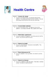 English worksheet: Groups Role-Play Cards  for Bad Service situations