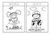 English Worksheet: girl and boy