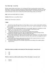 English Worksheet: Zodiac Sign