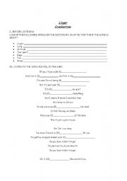 English Worksheet: Linger - The Cranberries