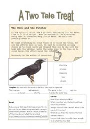 A Two Tale Treat - The crow and the pitcher & North wind and the Sun