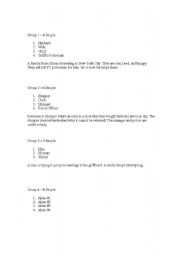 English worksheet: Role-play for intermediate students