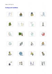 English Worksheet: feelings image