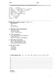 English Worksheet: PRACTICE  WHAT  YOUVE  LEARNED. Variety of  Written exercises icnluding  Spelling