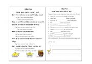 English worksheet: adjectives