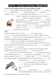 English Worksheet: NEW HEADWAY ELEMENTARY, revision