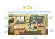 English Worksheet: my room