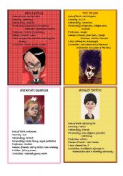 English Worksheet: Speaking Cards - Famous People 4