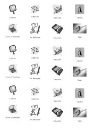 English Worksheet: survival objects