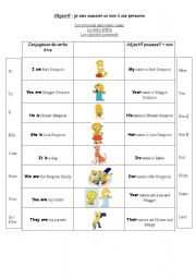 English Worksheet: Personnal pronouns and possessive adjectives