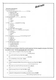 Modal verbs