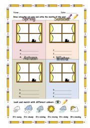 English Worksheet: Weather