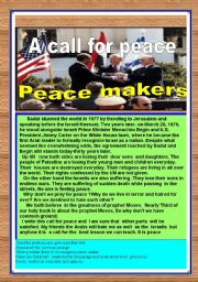 Peace maker-A call for peace