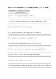 English Worksheet: Double Possessive exercise