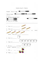 English Worksheet: Basic plurals