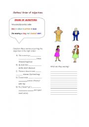 English Worksheet: clothing