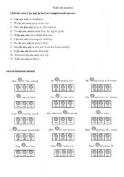 English Worksheet: To be