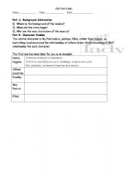 English Worksheet: My Fair Lady WS