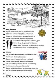 English worksheet: LOCH LOMOND