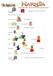 English Worksheet: Narnia -about the movie