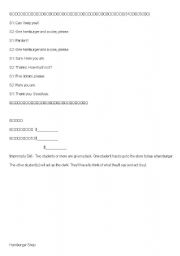 English Worksheet: Hamburger Shop game