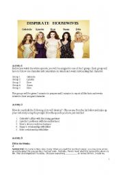 English Worksheet: Desperate Housewives - comprehension and discussion activities (Pilot episode)