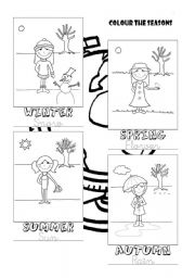 English Worksheet: THE SEASONS