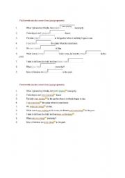 English Worksheet: Past continuous exercises