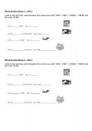 English Worksheet: Movie Session- Bolt