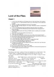 Lord of the Flies Chapter One Questions