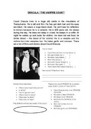 English Worksheet: Dracula