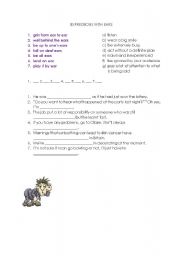English Worksheet: idioms-ears