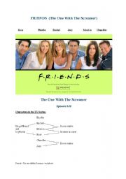 English Worksheet: Friends - intensive listening and discussion activities