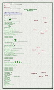 English Worksheet: Earth Song Michael Jackson