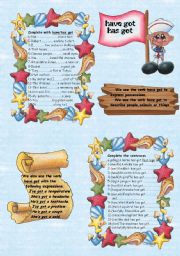 English Worksheet: Have got/Has got